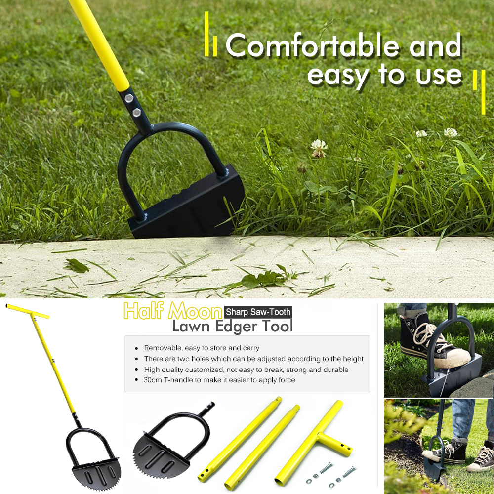 Manual Steel Edger Lawn Shovel - Gardening Tools Spade avaliação e preço