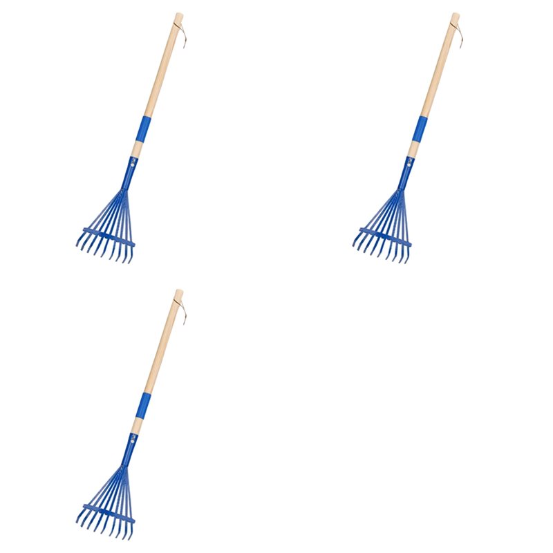 JHD 3X Children's Rake With Ha - Gardening Tools For 3 Year Old avaliação e preço