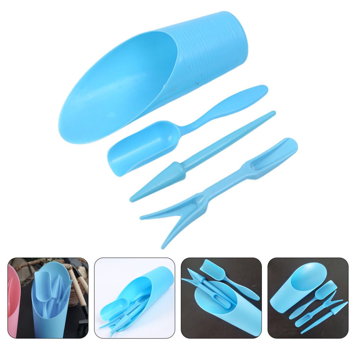 4pcs/set, Plastic Durable Buck - Gardening Tools Spade avaliação e preço