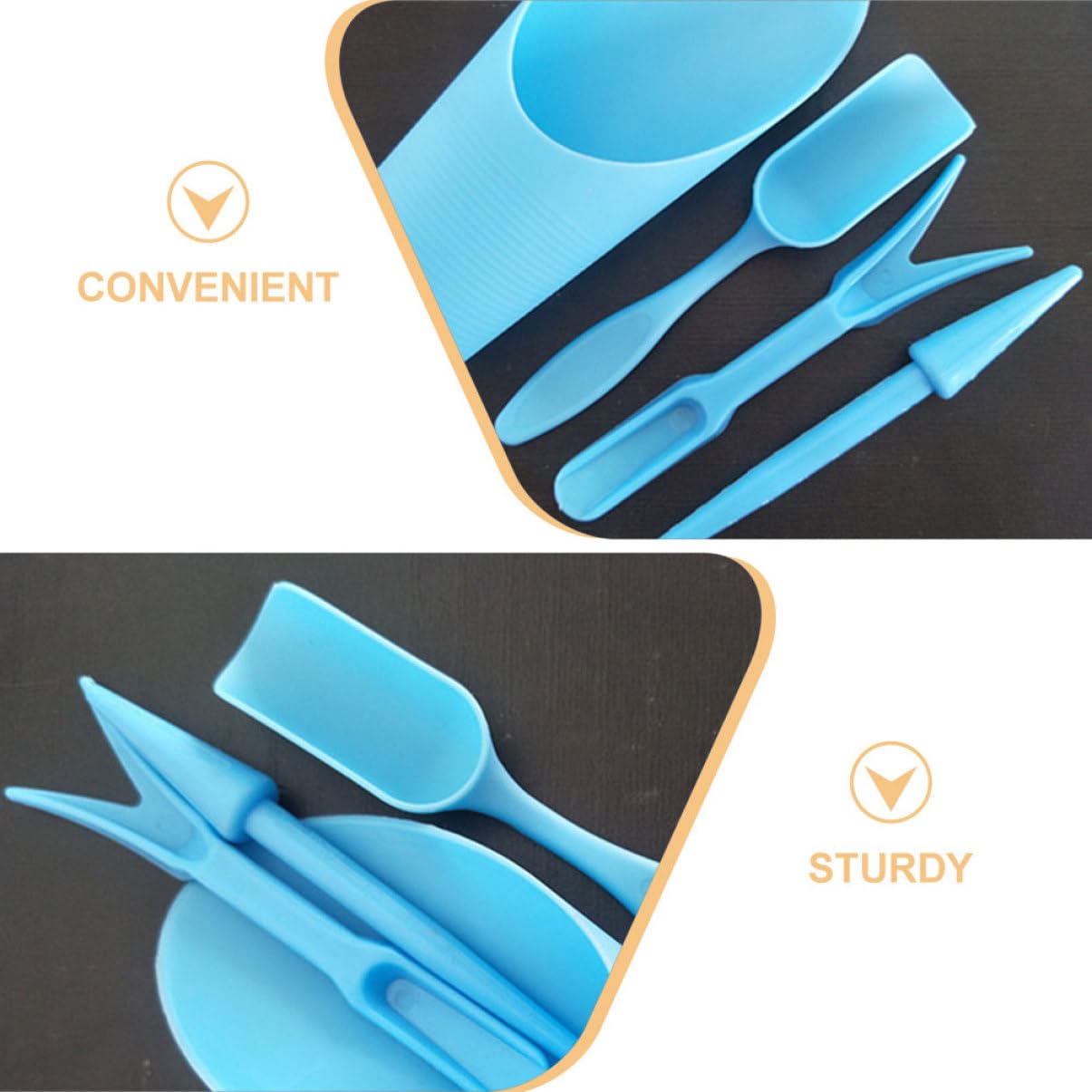 4pcs/set, Plastic Durable Buck - Gardening Tools Spade avaliação e preço