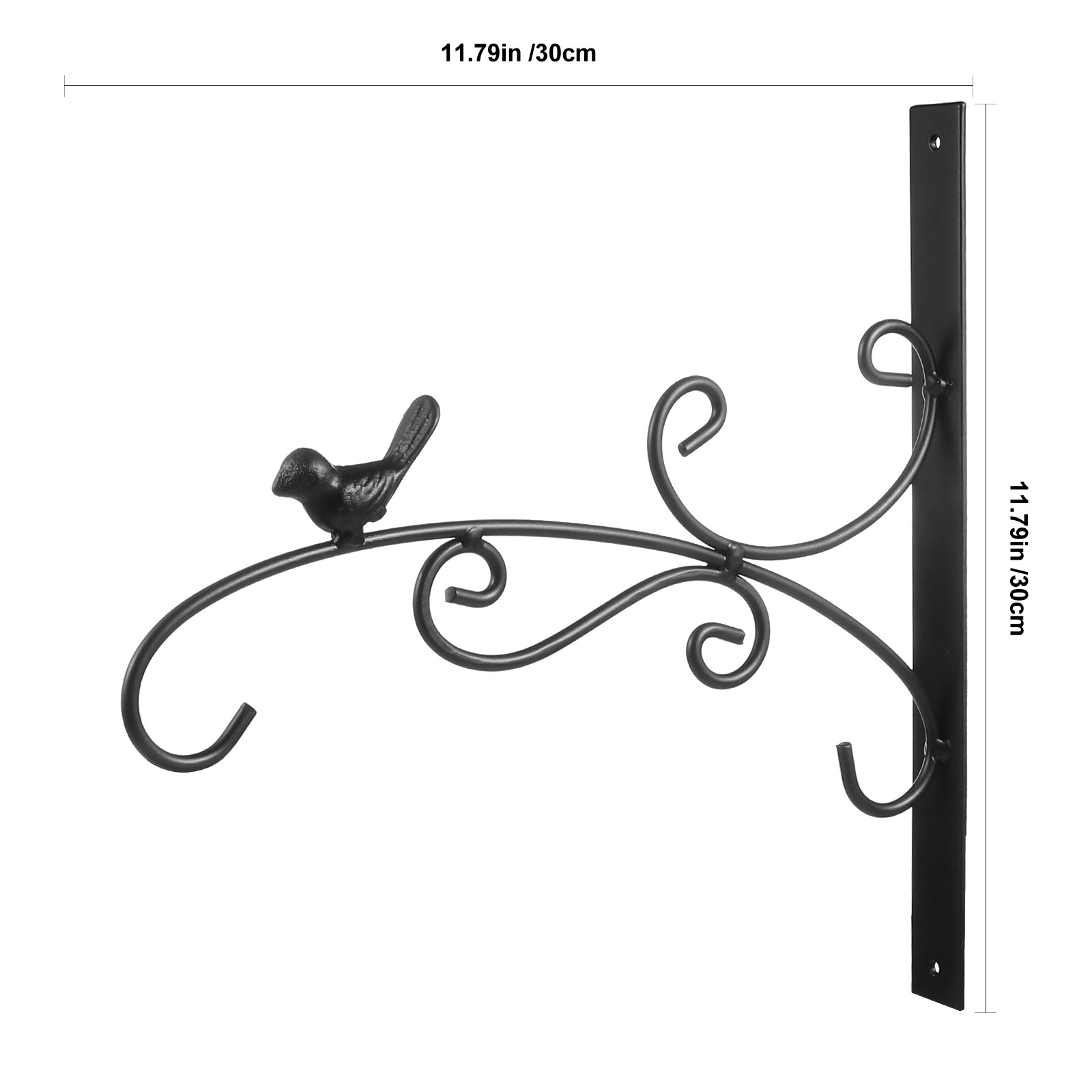 Sturdy Rust-Proof Iron Wall Mo - Hanging Planter Basket avaliação e preço