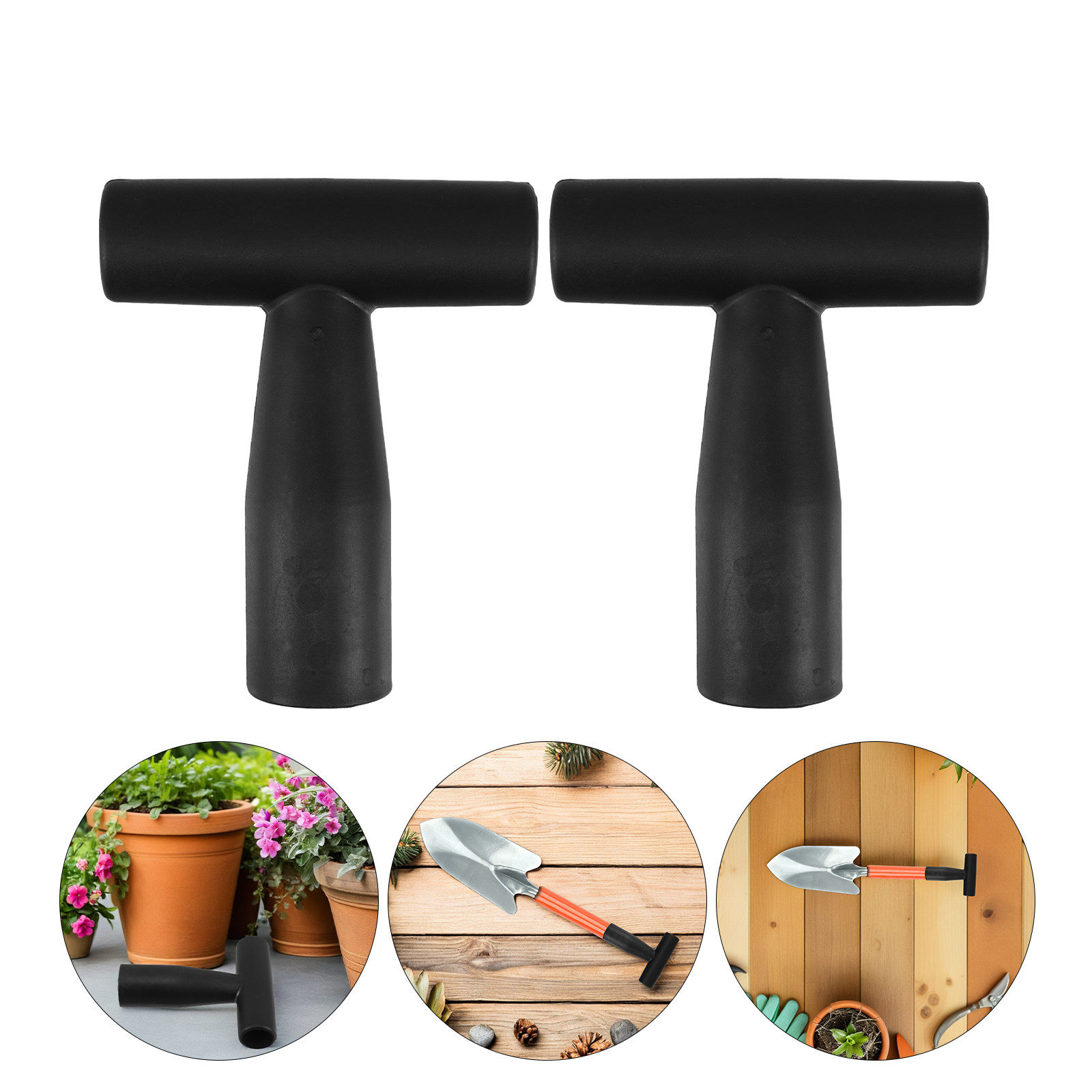 3Pcs T-Shaped Shovel Handle Re - Gardening Tools Spade avaliação e preço