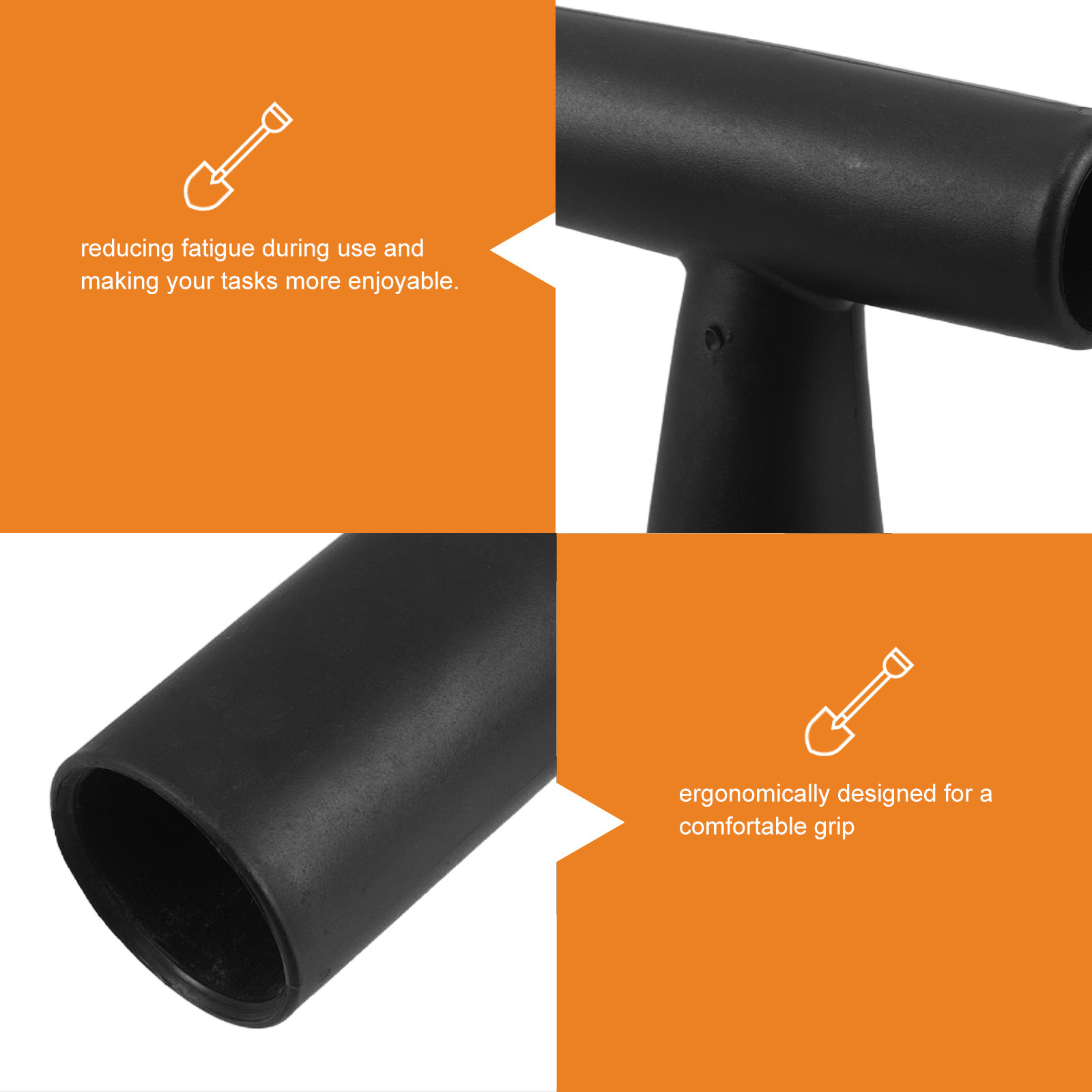 3Pcs T-Shaped Shovel Handle Re - Gardening Tools Spade avaliação e preço
