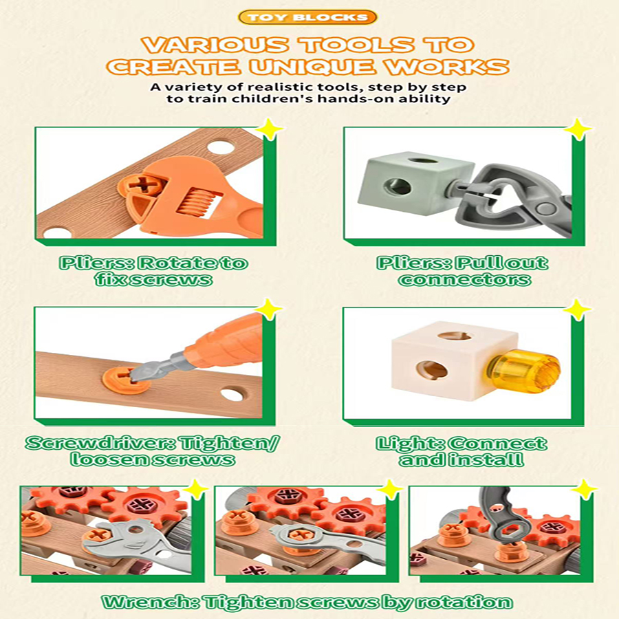 DIY- Kids Tool Set Nut Assembl - Gardening Tools Girly avaliação e preço