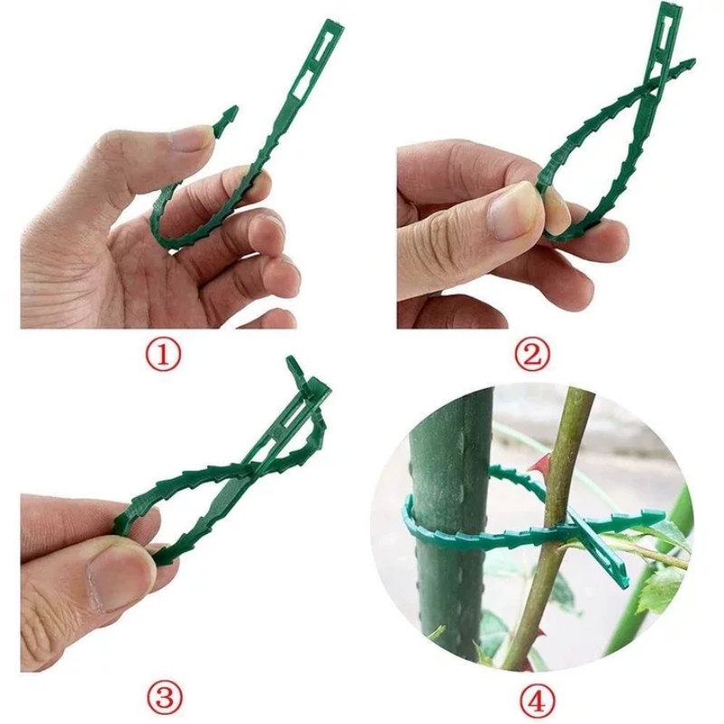 Reusable Garden Cable Ties Pla - Gardening Tools For Vines avaliação e preço