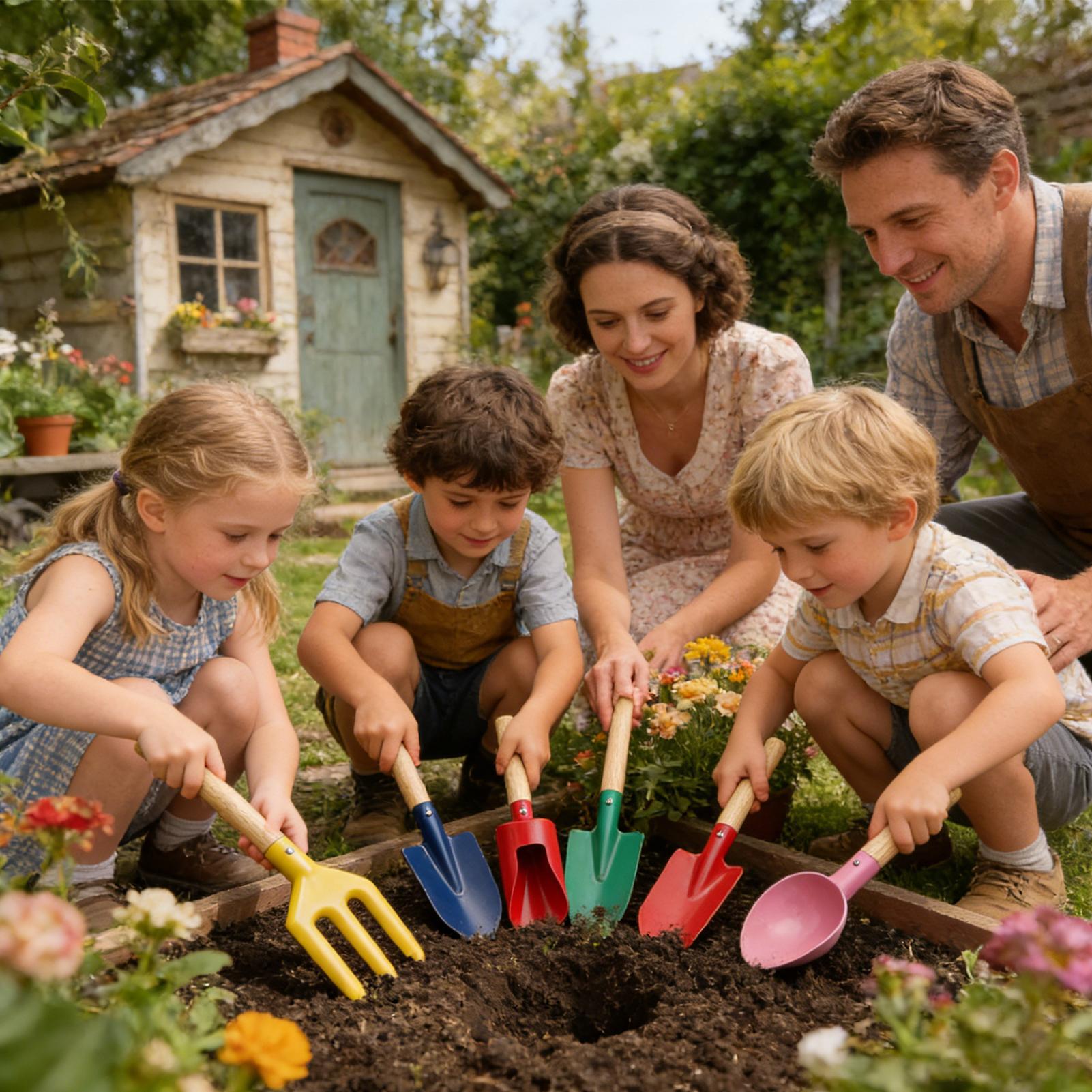Kids Gardening Kit 6Pcs Childr - Gardening Tools Girly avaliação e preço