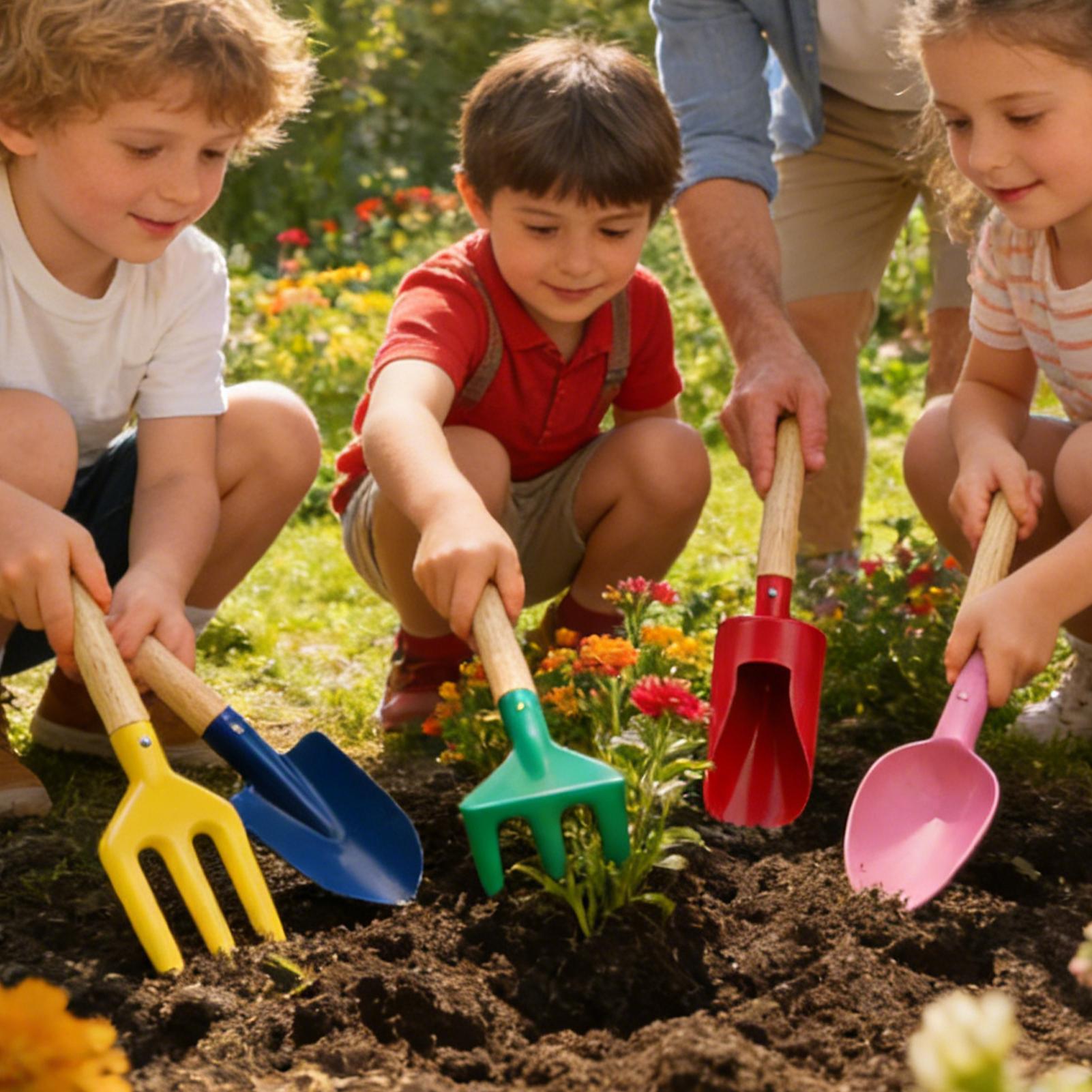 Kids Gardening Kit 6Pcs Childr - Gardening Tools Girly avaliação e preço