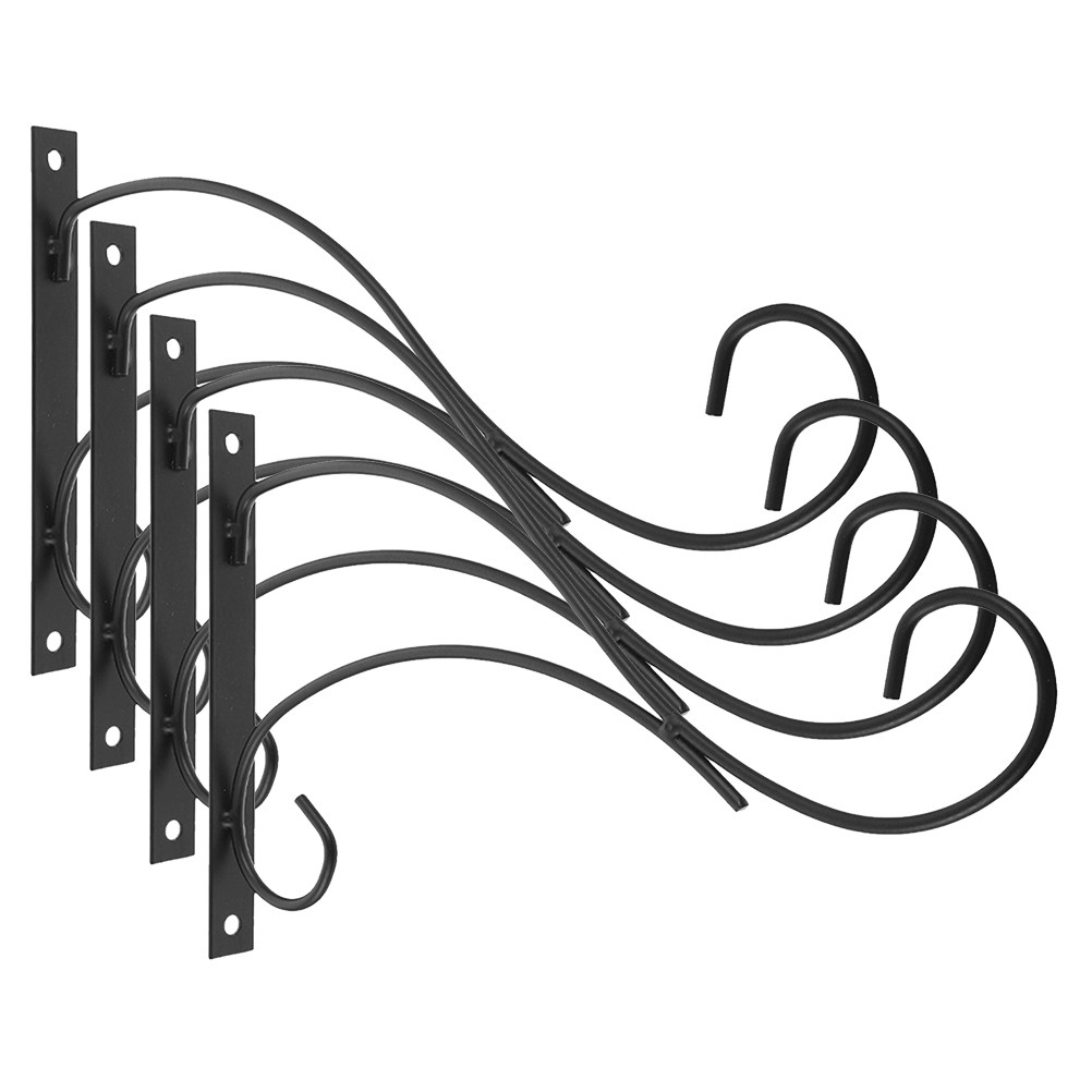 4Pcs Heavy Duty Iron Hanging P - Hanging Planter Basket avaliação e preço