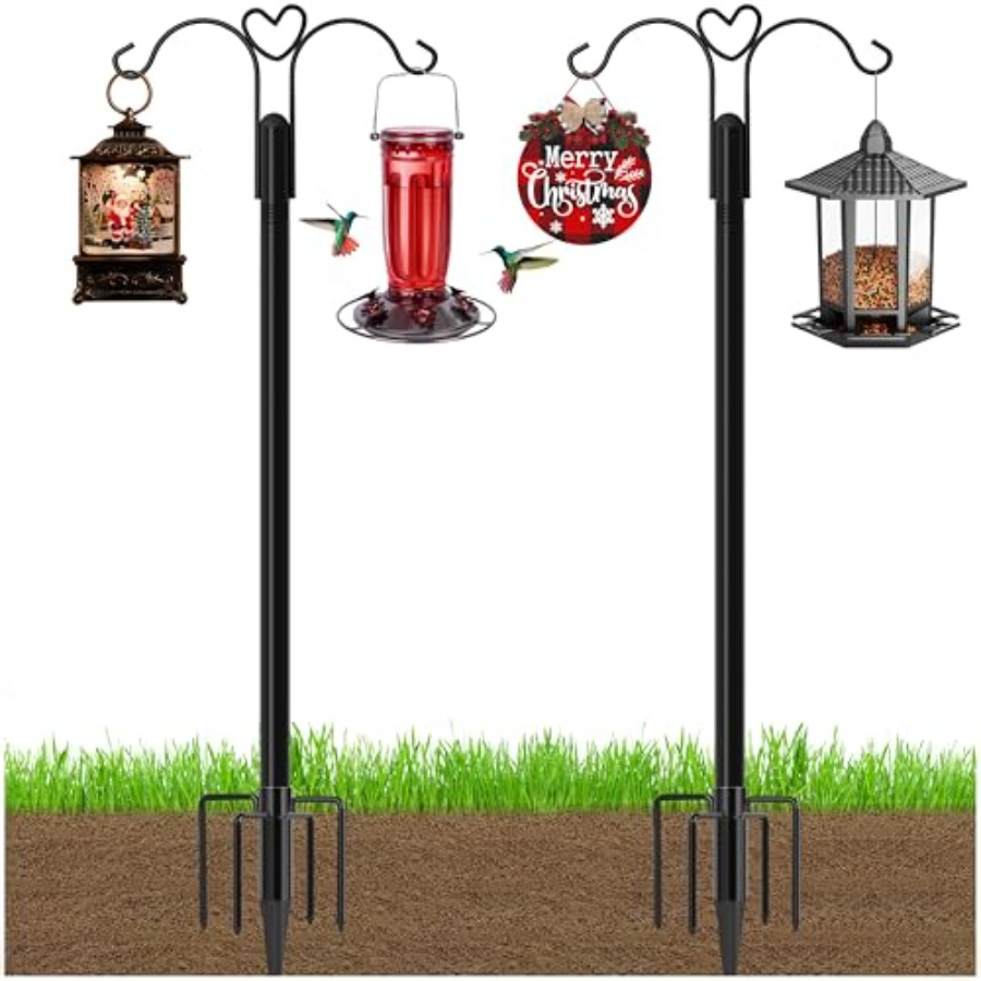 Bird Feeder Pole, 2 Pack CH Do - Hanging Planter Basket avaliação e preço