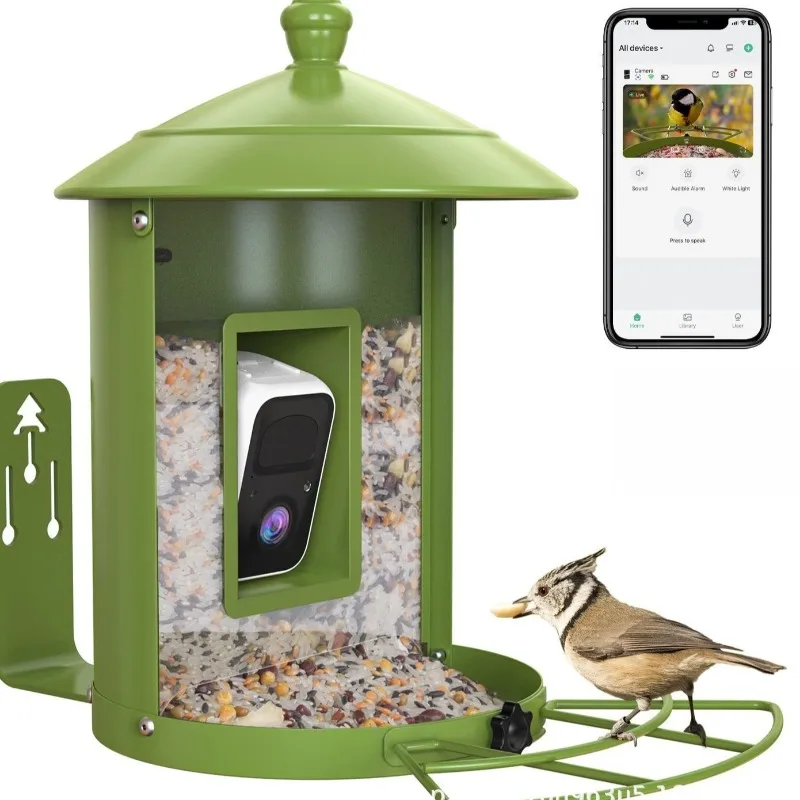 AI intelligent bird feeder wit - Gardening Tools Definition avaliação e preço