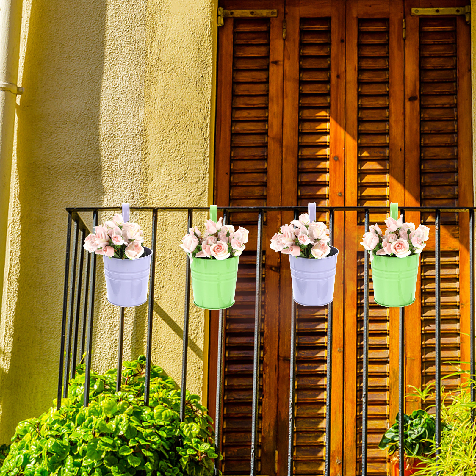6 PCS Hanging Basket Planter f - Hanging Planter Basket avaliação e preço
