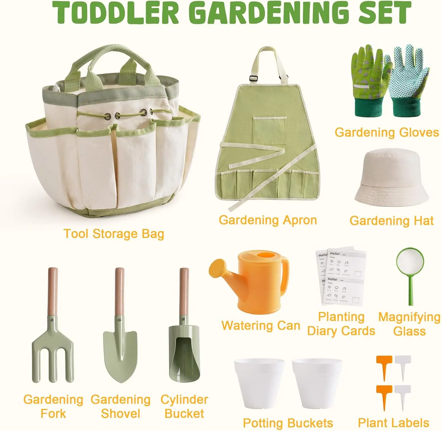 Robotime Gardening Tools 17 PC - Gardening Tools Girly avaliação e preço
