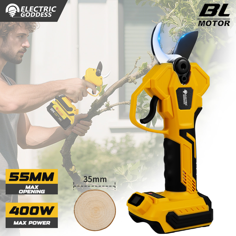 Brushless 55mm Electric Prunin - Pruning Shears avaliação e preço
