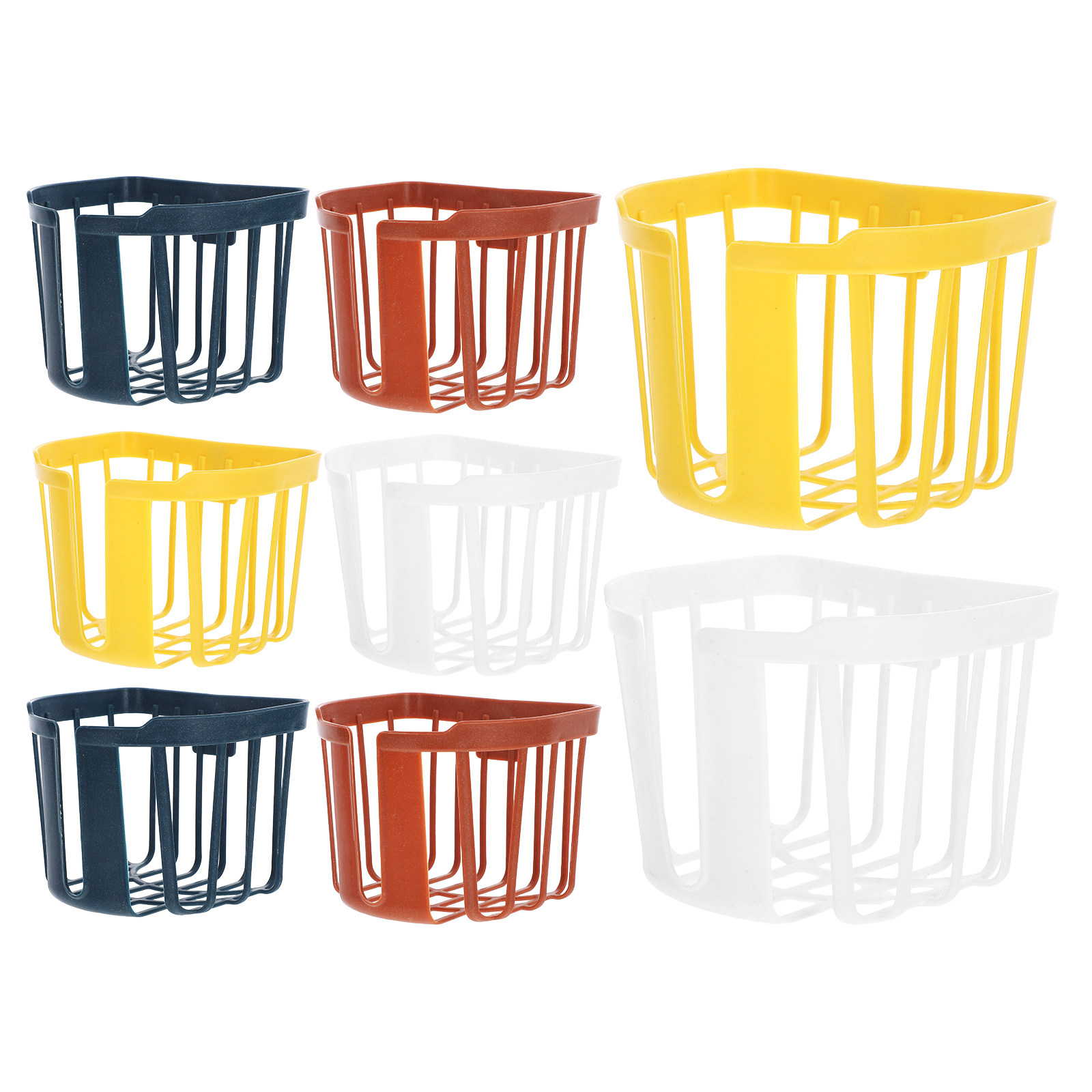 8Pcs Wall Mounted Planters Bas - Hanging Planter Basket avaliação e preço