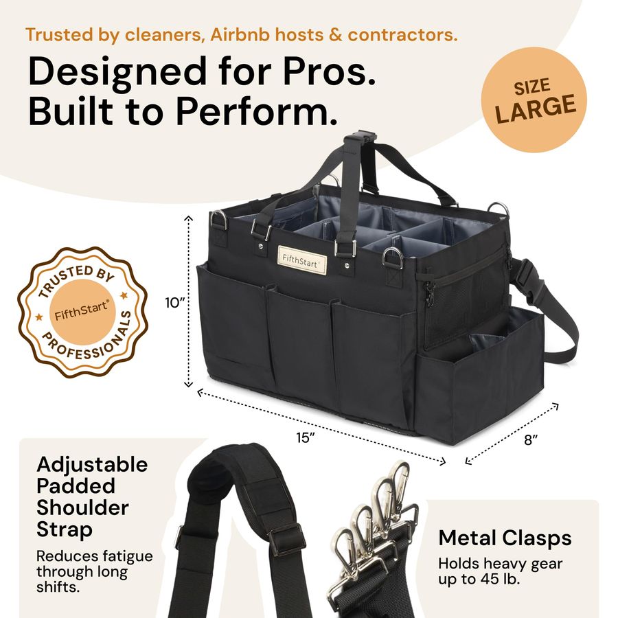 Multiuse Cleaning Caddy w Wais - Gardening Tools Bag avaliação e preço
