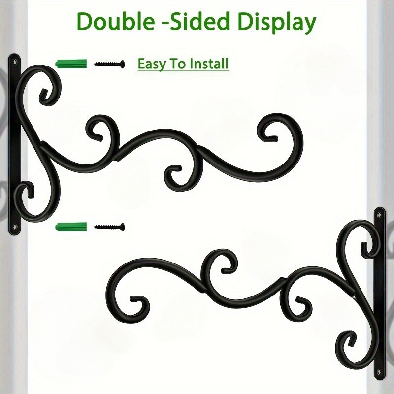 2pcs Wall-mounted Plant Rack f - Hanging Planter Basket avaliação e preço