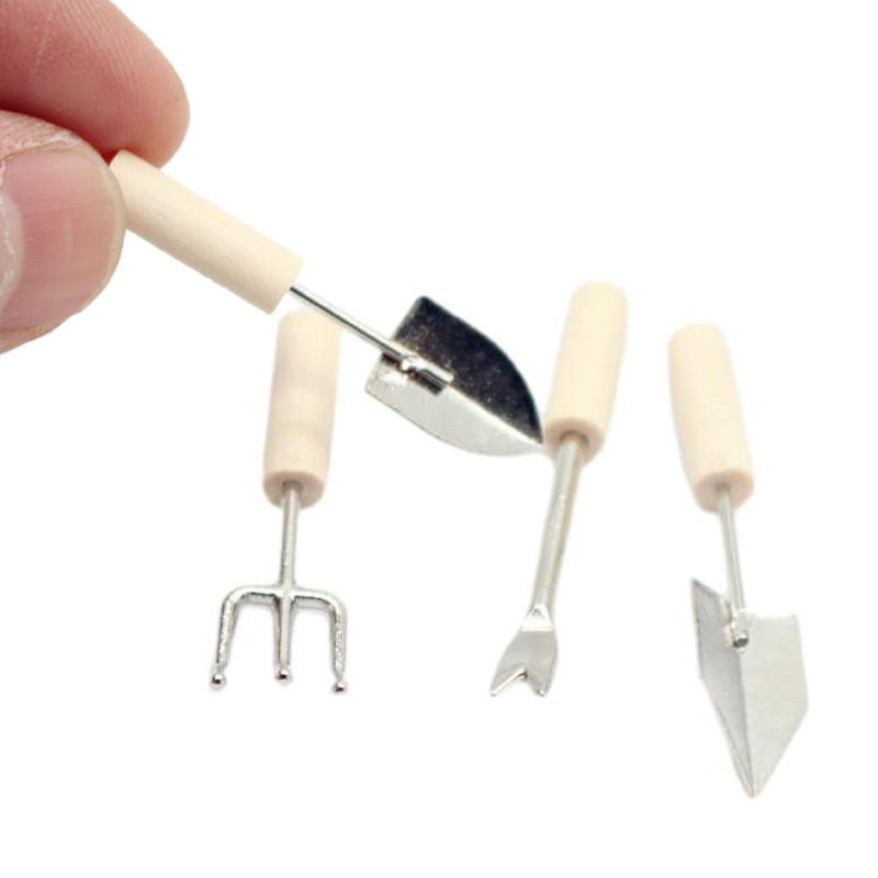 1:12 Dollhouse Miniature Garde - Gardening Tools Spade avaliação e preço