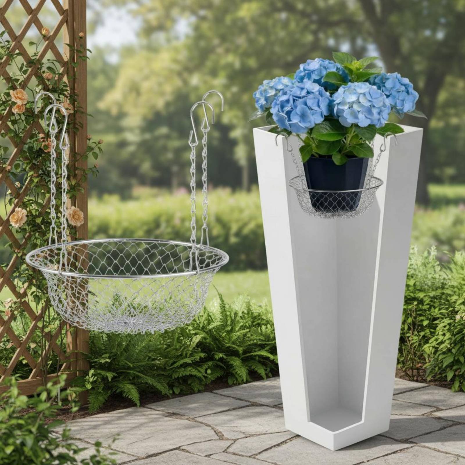 Adjustable Planter Liner Long- - Hanging Planter Basket avaliação e preço