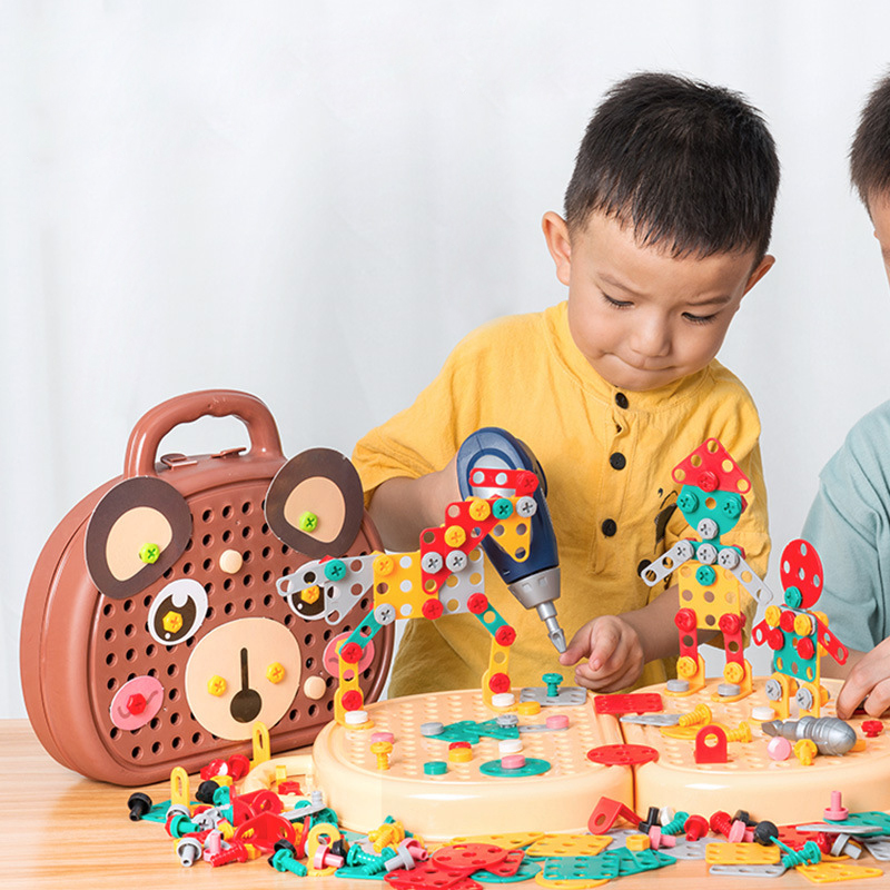 Children Electric Drill Toolbo - Gardening Tools For 3 Year Old avaliação e preço