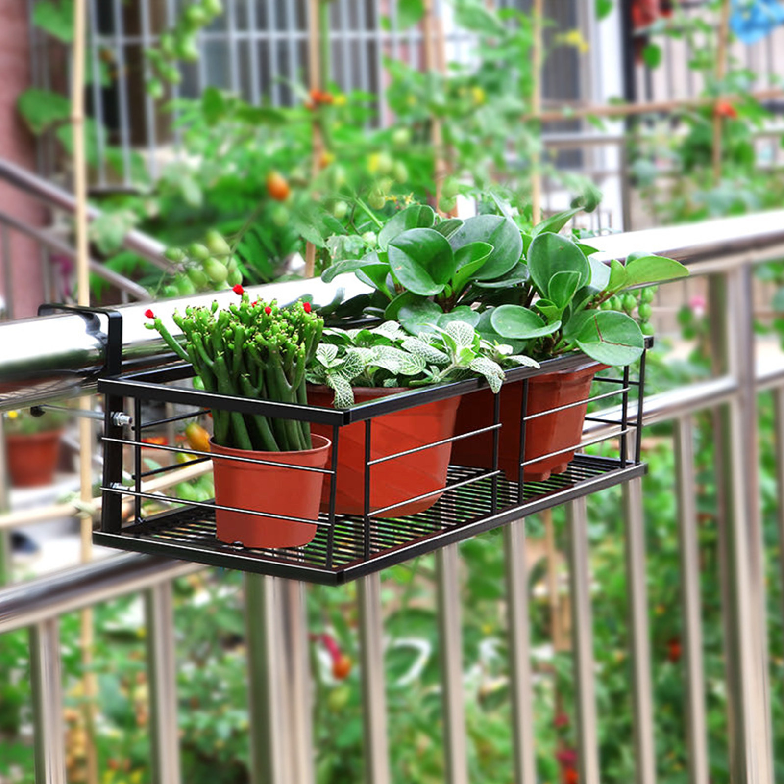 1Pcs Balcony Hanging Flower Po - Hanging Planter Basket avaliação e preço