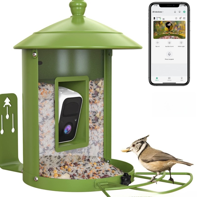 AI intelligent bird feeder wit - Gardening Tools Definition avaliação e preço