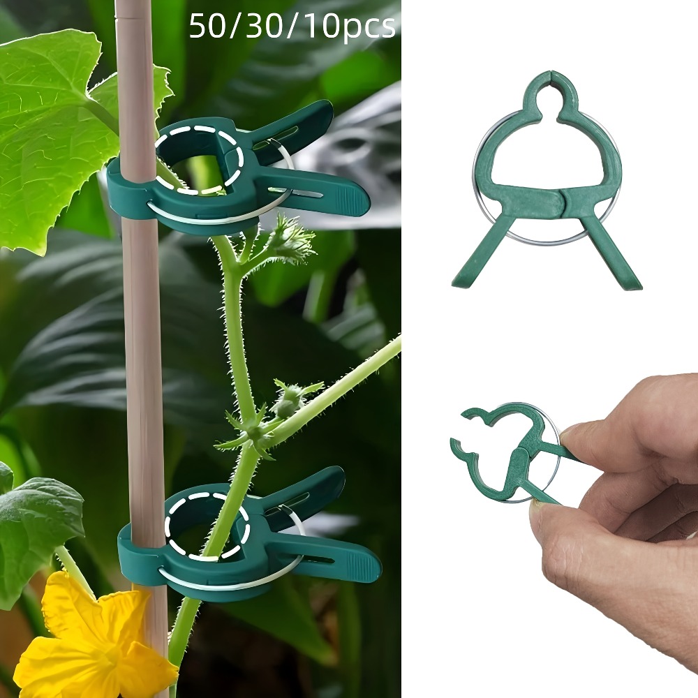 10/30/50pcs Adjustable Plant C - Gardening Tools For Vines avaliação e preço