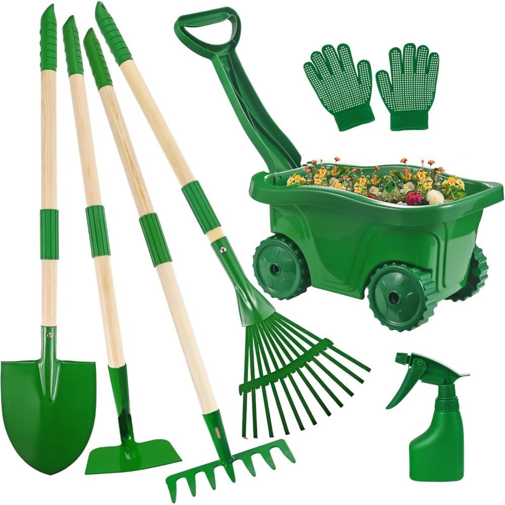 Kids Gardening Tools Set with  - Gardening Tools Girly avaliação e preço