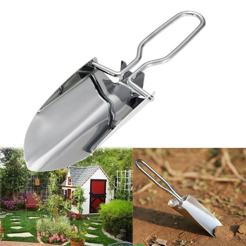 1/2pcs Stainless Steel Folding - Gardening Tools Spade avaliação e preço