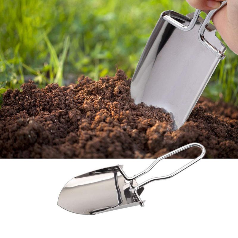 1/2pcs Stainless Steel Folding - Gardening Tools Spade avaliação e preço