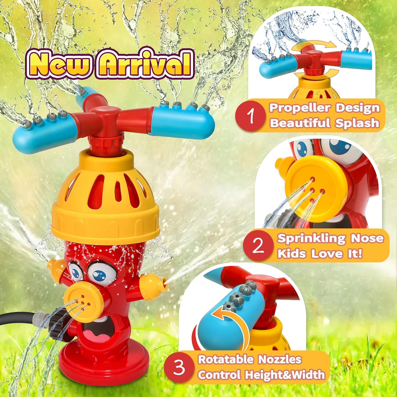 Water Spray Toy Hydrant Sprink - Gardening Tools For 3 Year Old avaliação e preço