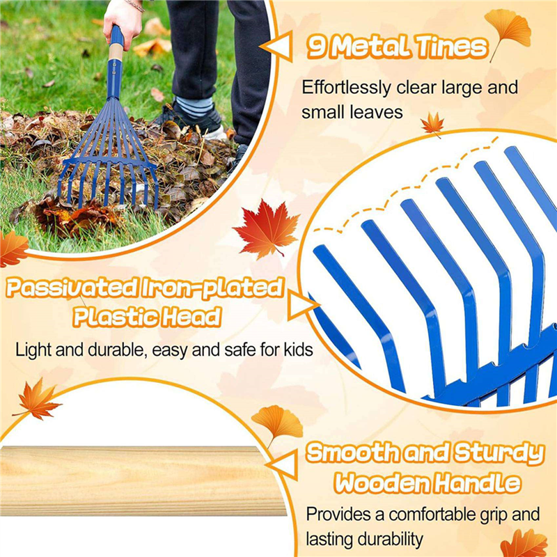 YWDZ-2X Children's Rake With H - Gardening Tools For 3 Year Old avaliação e preço