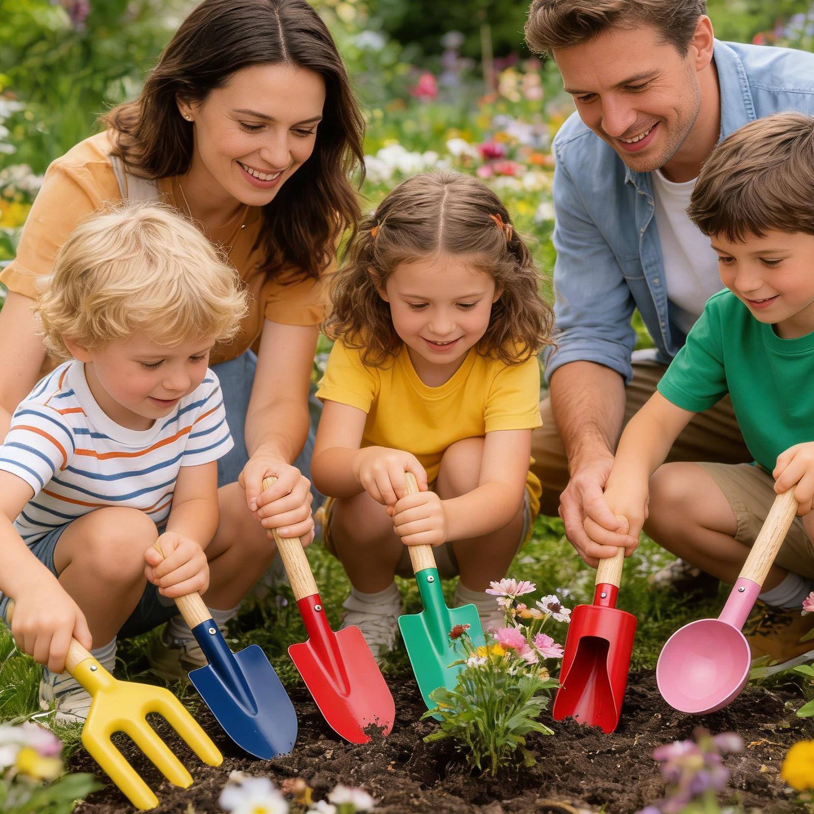 Kids Gardening Tools Set 6pcs  - Gardening Tools Girly avaliação e preço