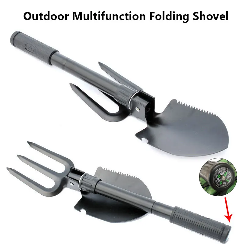 NEW Portable Multifunction Fol - Gardening Tools Spade avaliação e preço