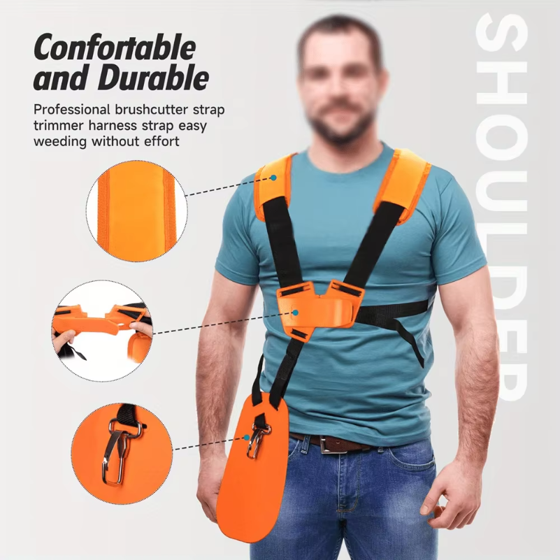 Double Shoulder Strap Lawn Mow - Gardening Tools Spade avaliação e preço