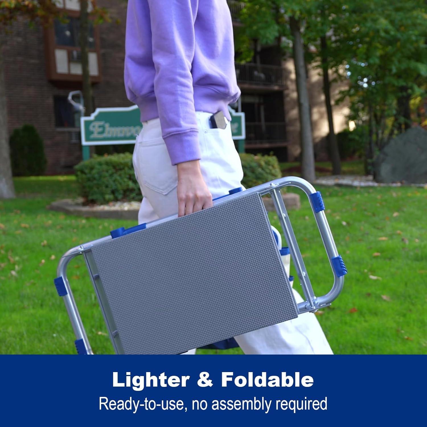 Foldable Kneeler Seat with Det - Gardening Tools Bag avaliação e preço