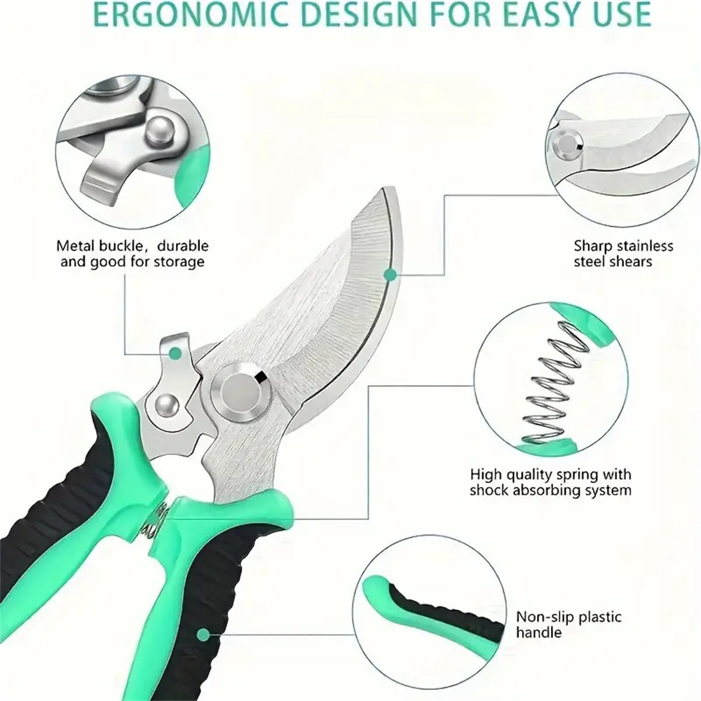 Bypass Pruner Stainless Steel  - Gardening Tools Bag avaliação e preço