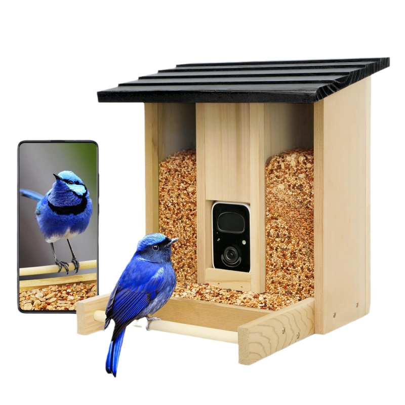 Bamboo wood intelligent bird f - Gardening Tools Definition avaliação e preço