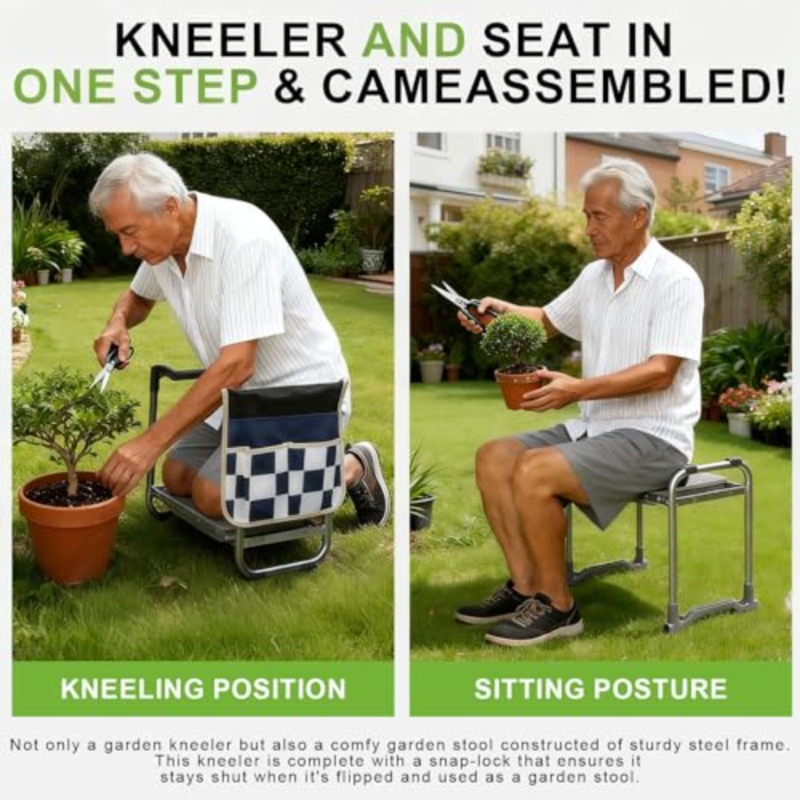 Garden Kneeler and Seat Wider  - Gardening Tools Bag avaliação e preço